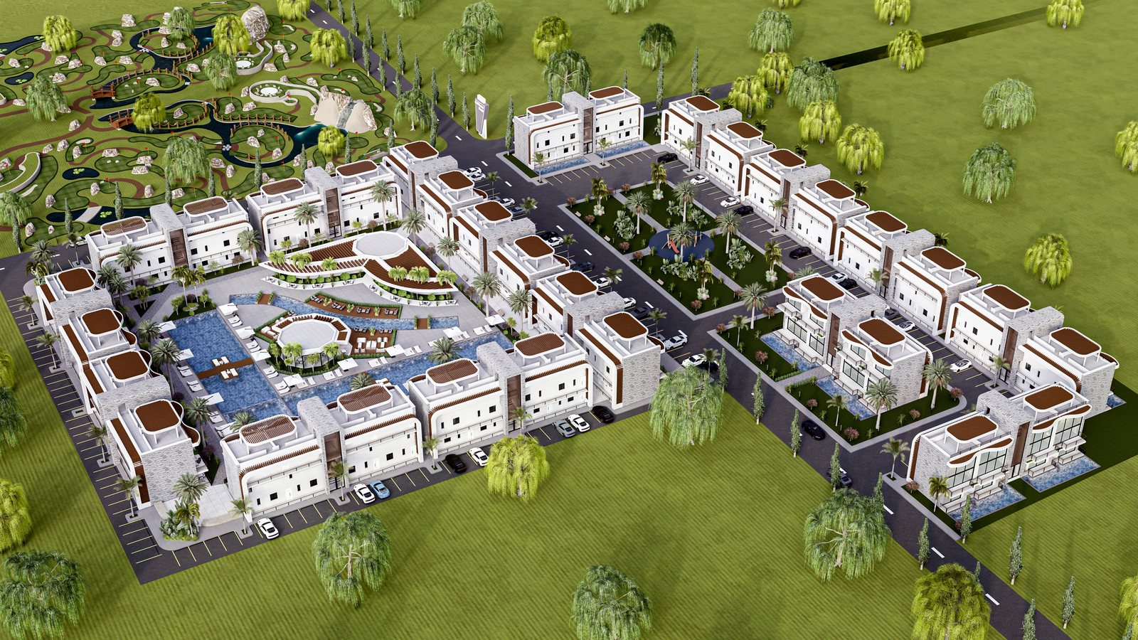 Golf Resort — рендер 8